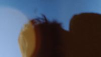 a blurry photo of a person's face