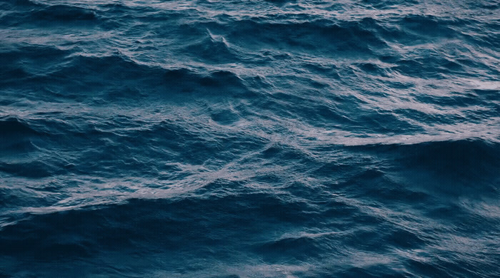 a large body of water with waves on it