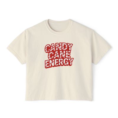 a t - shirt that says candy cane energy