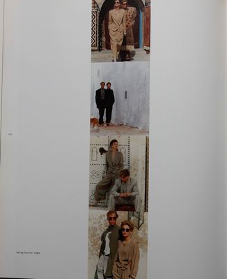 a book with pictures of men in different outfits