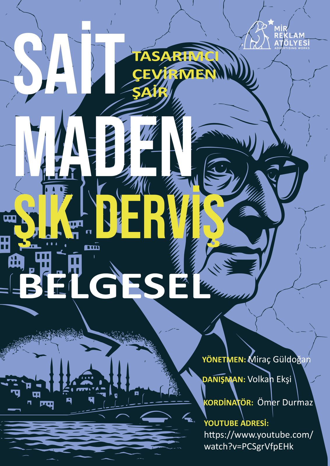 a poster of a man in a suit and tie
