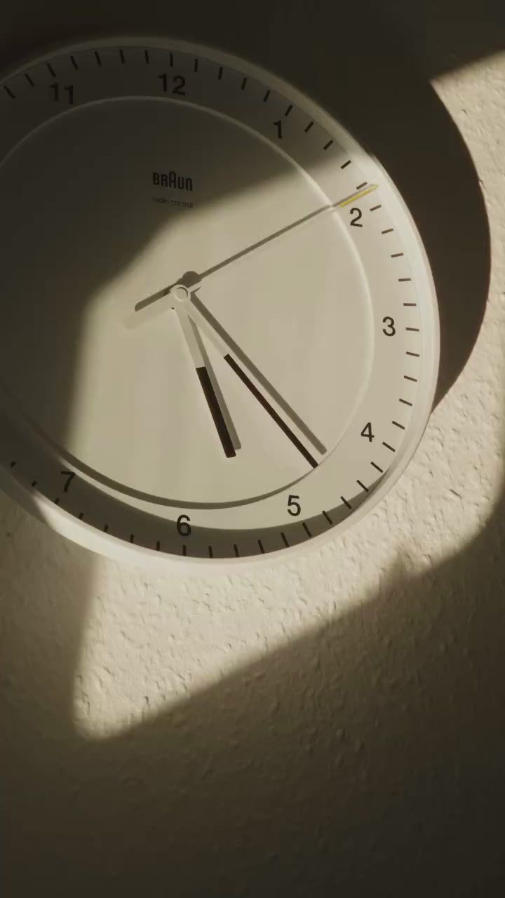 a clock that is sitting on a wall