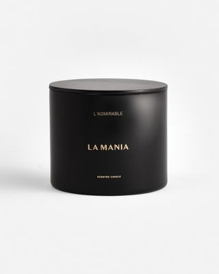 a candle that is sitting on a table