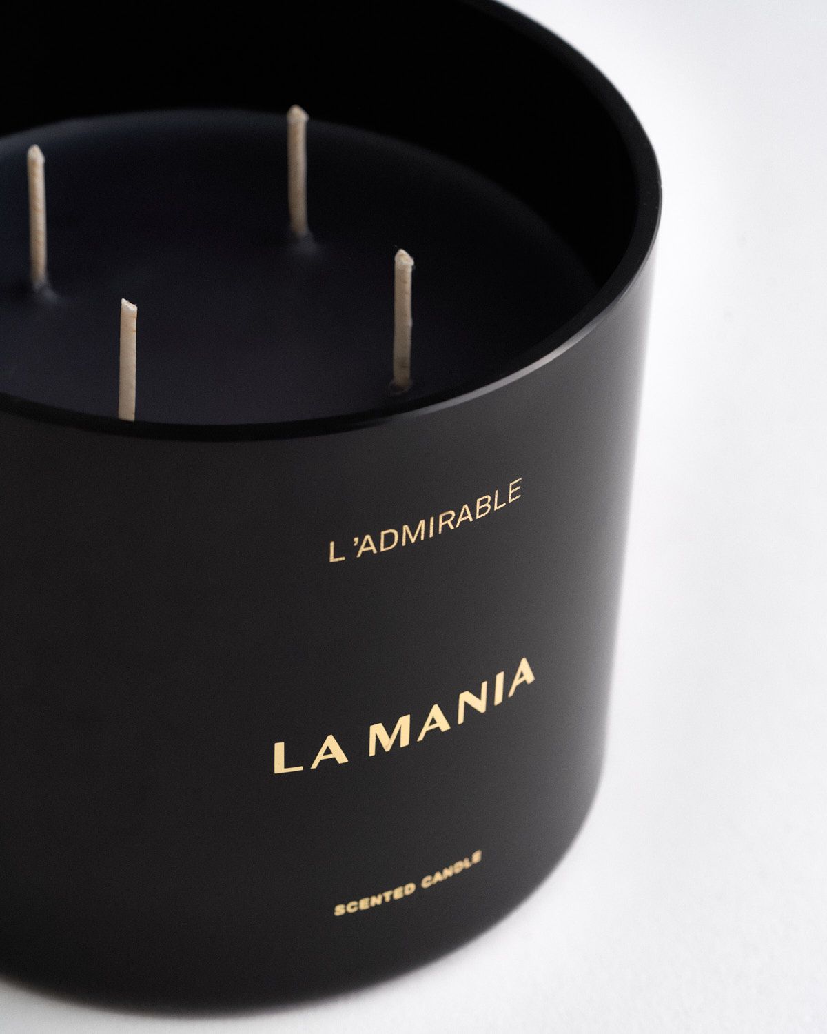 a candle that is sitting on a table