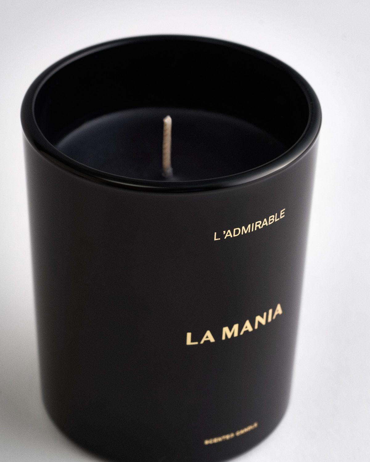 a candle that is sitting on a table