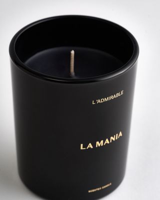 a candle that is sitting on a table