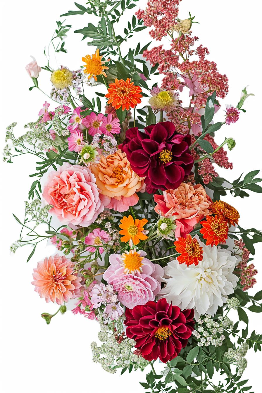 a bunch of flowers that are in a vase