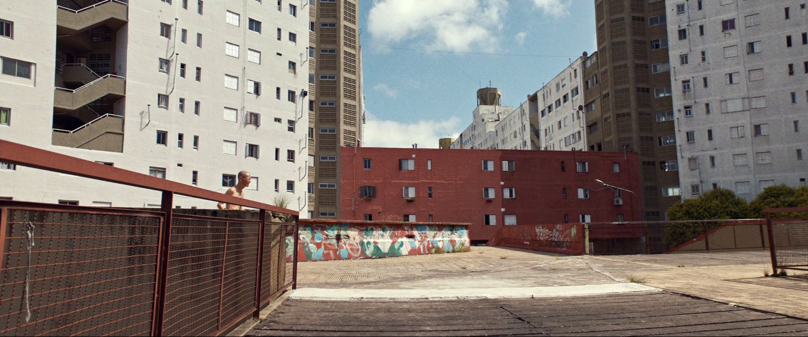 a skateboarder is doing a trick on a ramp