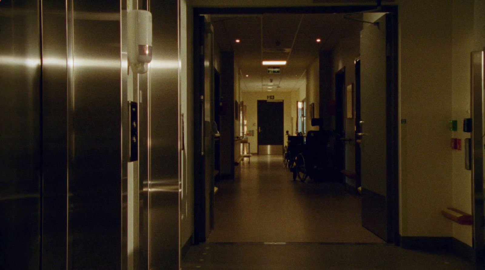 a hallway leading to a hallway leading to another room