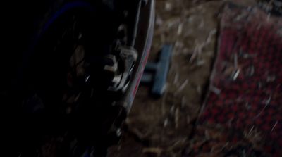 a close up of a bike tire with a blurry background