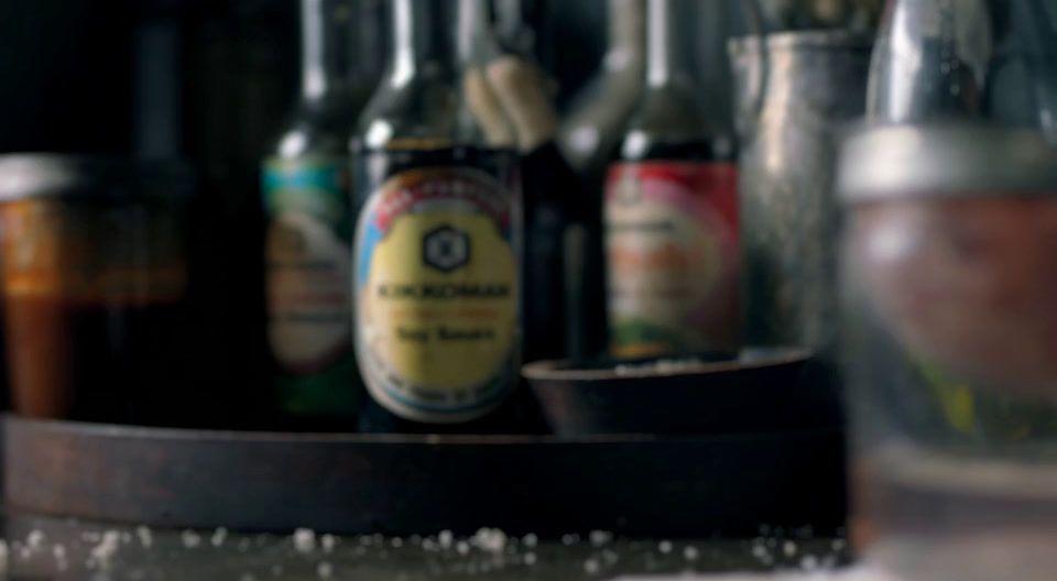 a group of beer bottles sitting on top of a table