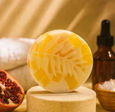 a soap ball sitting on top of a table
