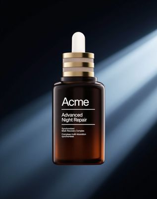 a bottle of acne advanced night repair