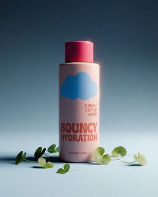 a bottle of bouncy hydration sitting on a table