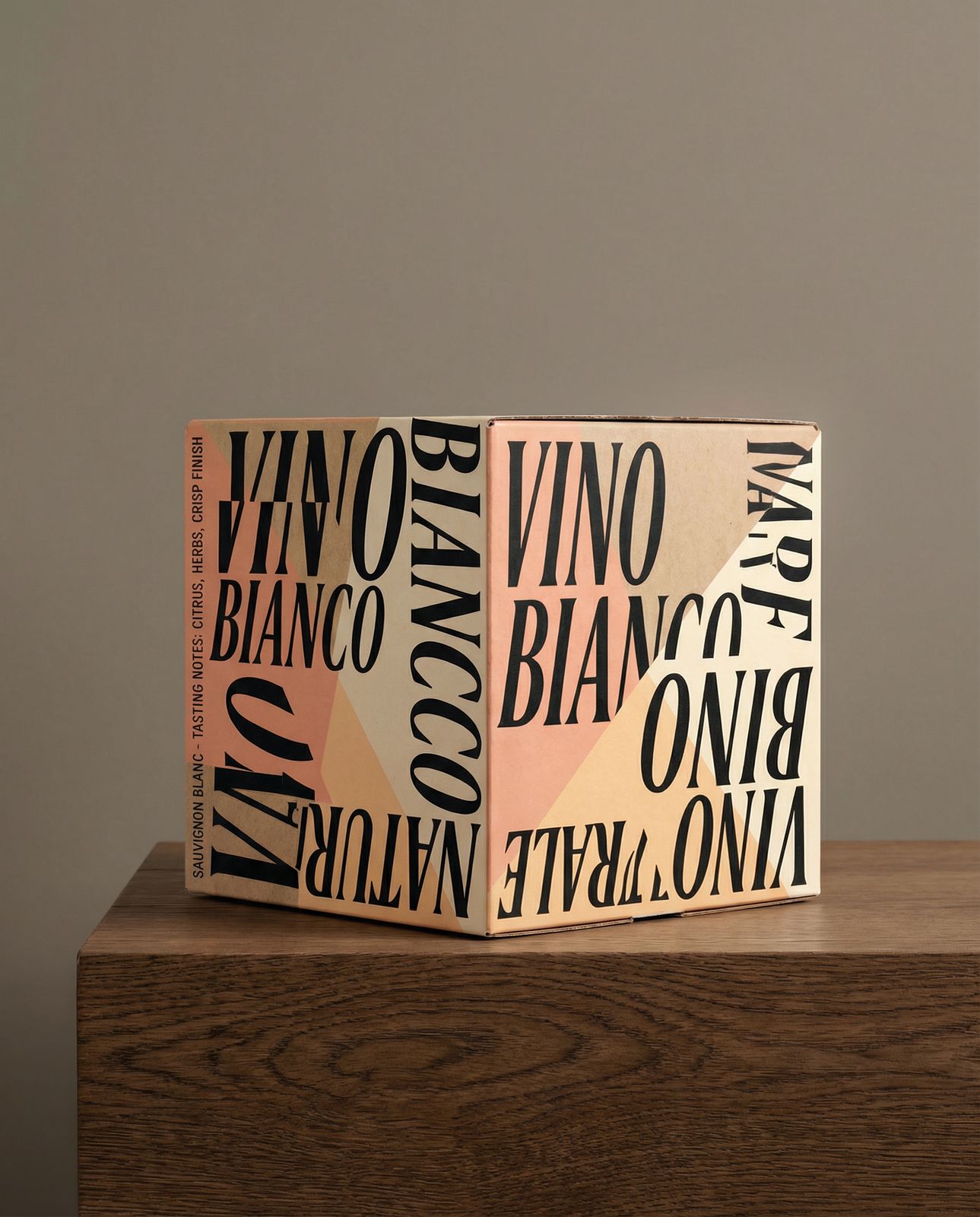 a wooden box sitting on top of a wooden table