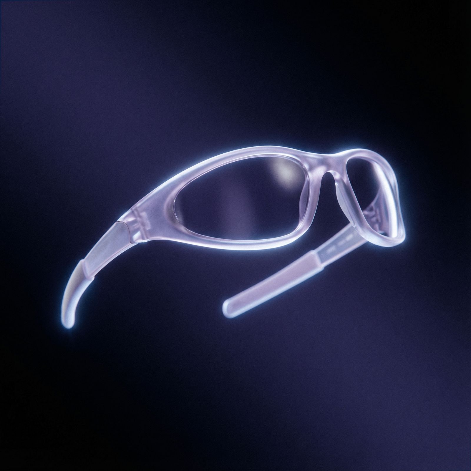 a pair of glasses sitting on top of a table