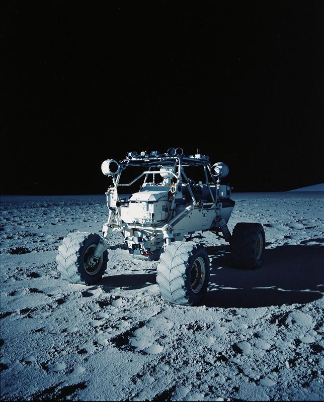 an image of a vehicle on the moon