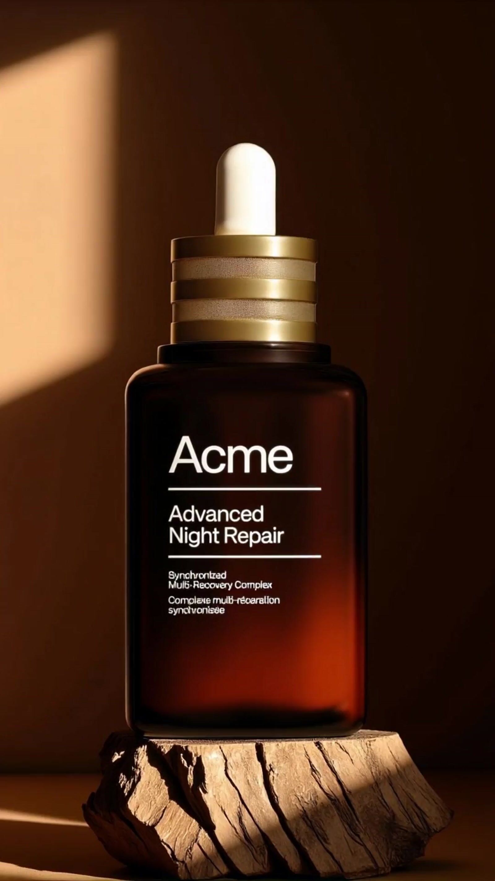 a bottle of acne advanced night repair