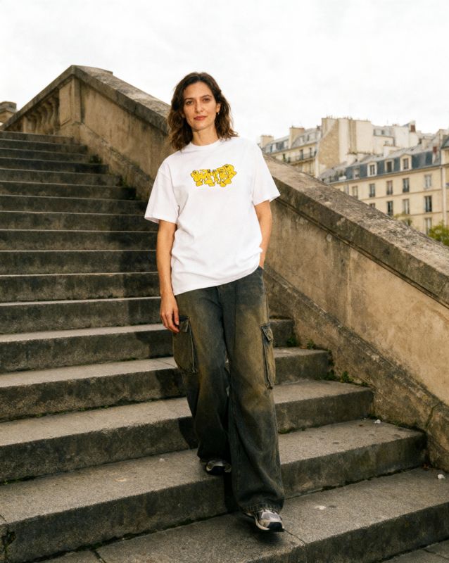 a person standing on some steps with a skateboard