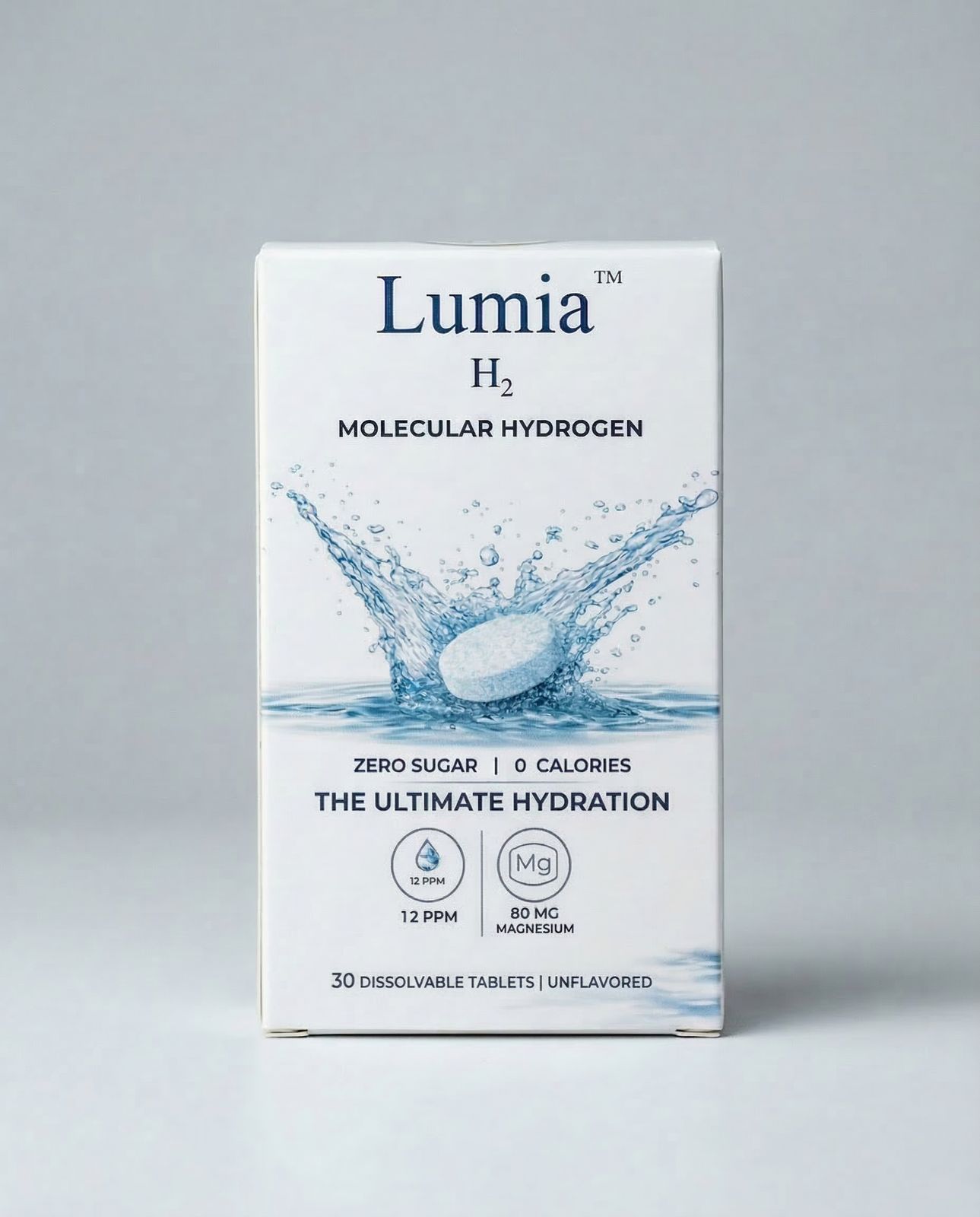 a box of lumia h5 with water splashing out of it