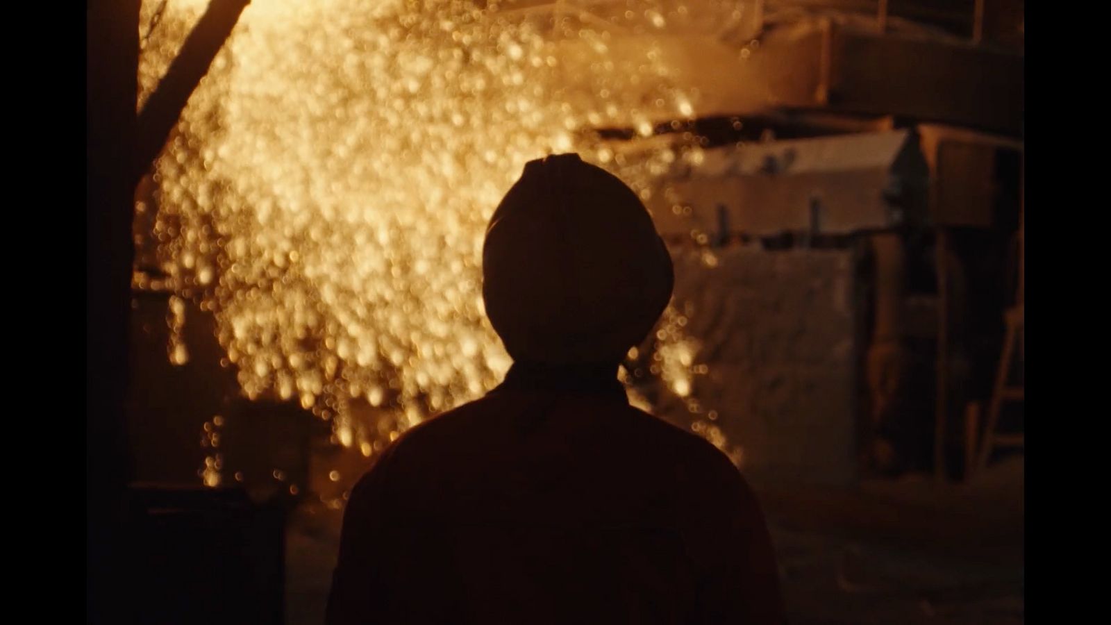 a person standing in front of a fire hydrant