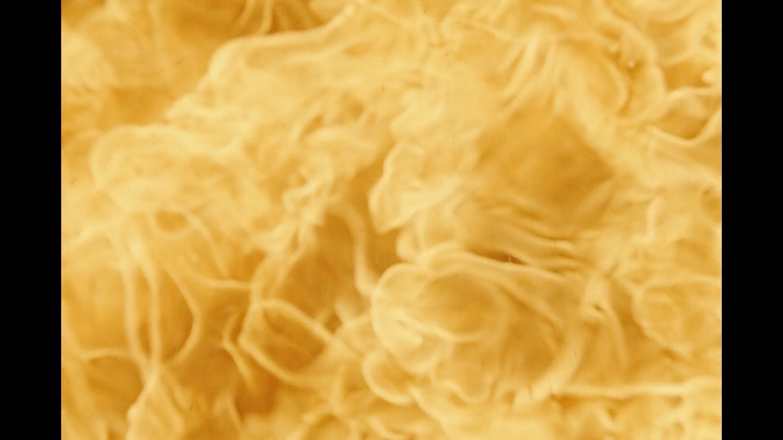 a close up view of a yellow substance