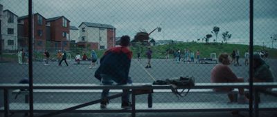 a group of people playing a game of hockey