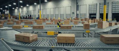 a large warehouse filled with lots of boxes