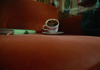 a cup of coffee sitting on top of a saucer