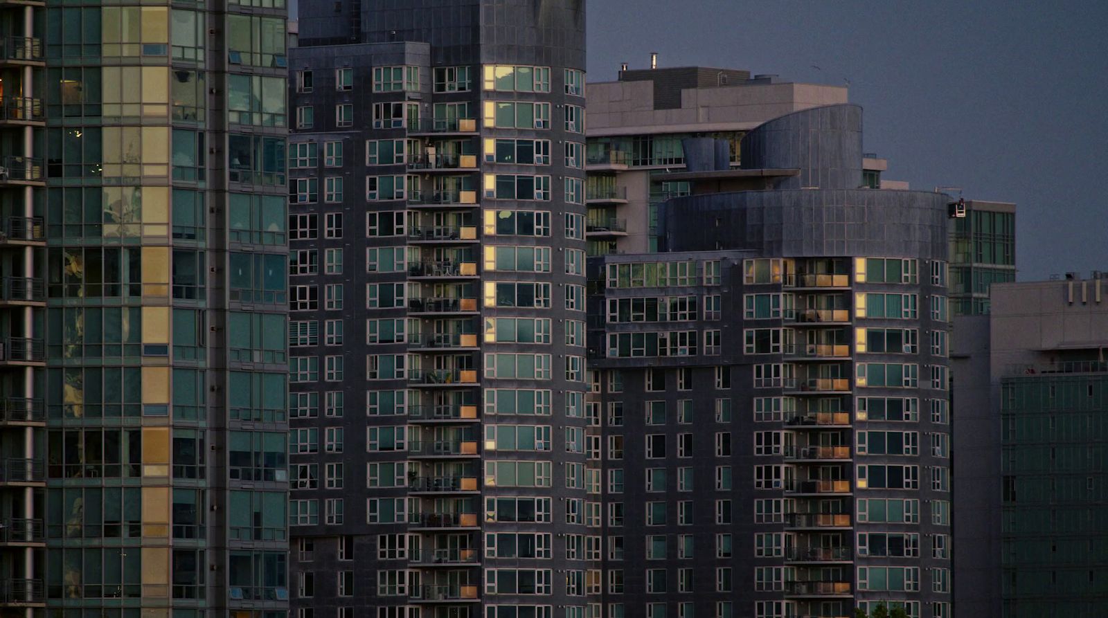 a very tall building with lots of windows