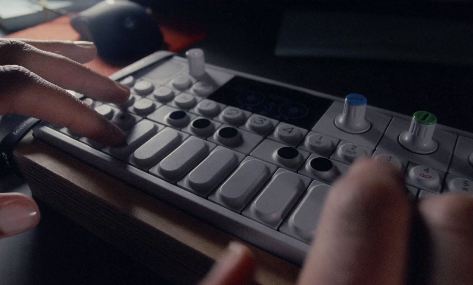 a person typing on a computer keyboard with their hands