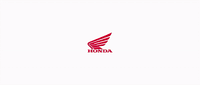 a red honda logo on a white background