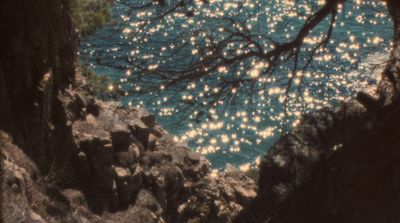 a view of a body of water from a cliff