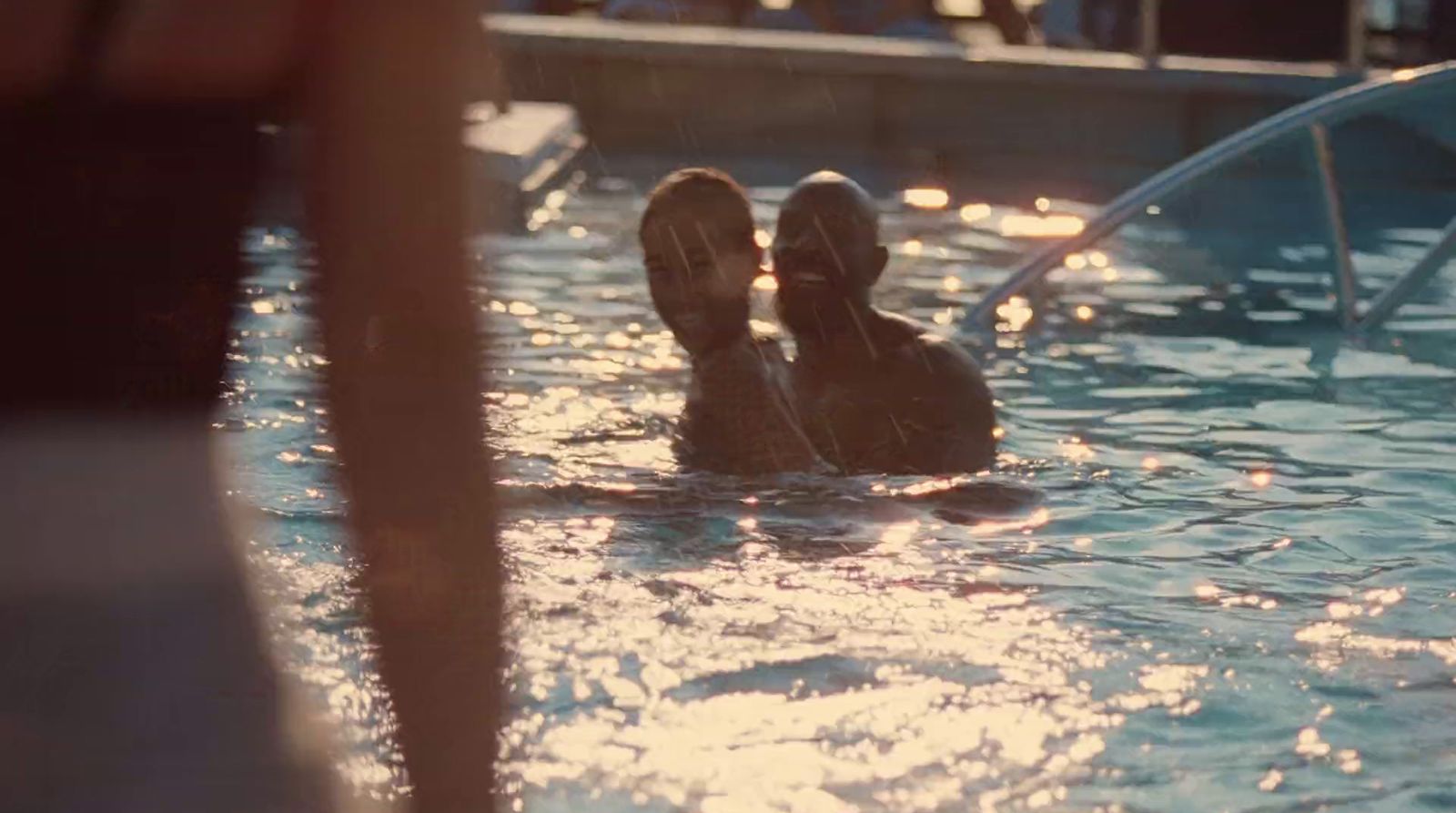 a couple of people that are in the water