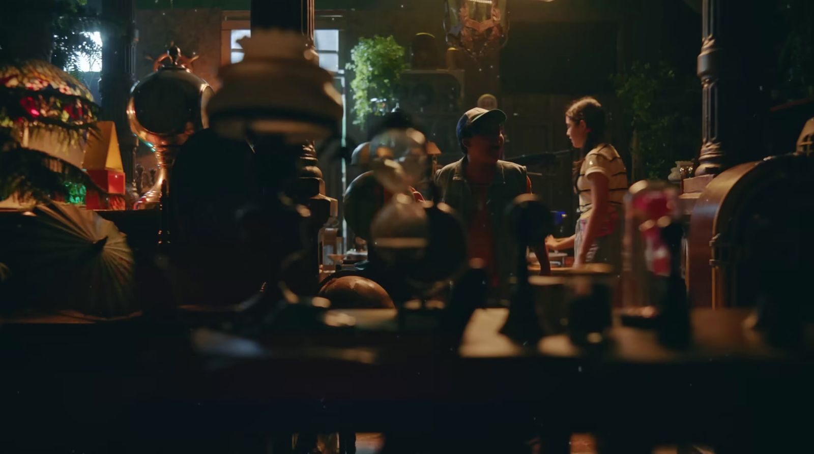 a group of people sitting around a table