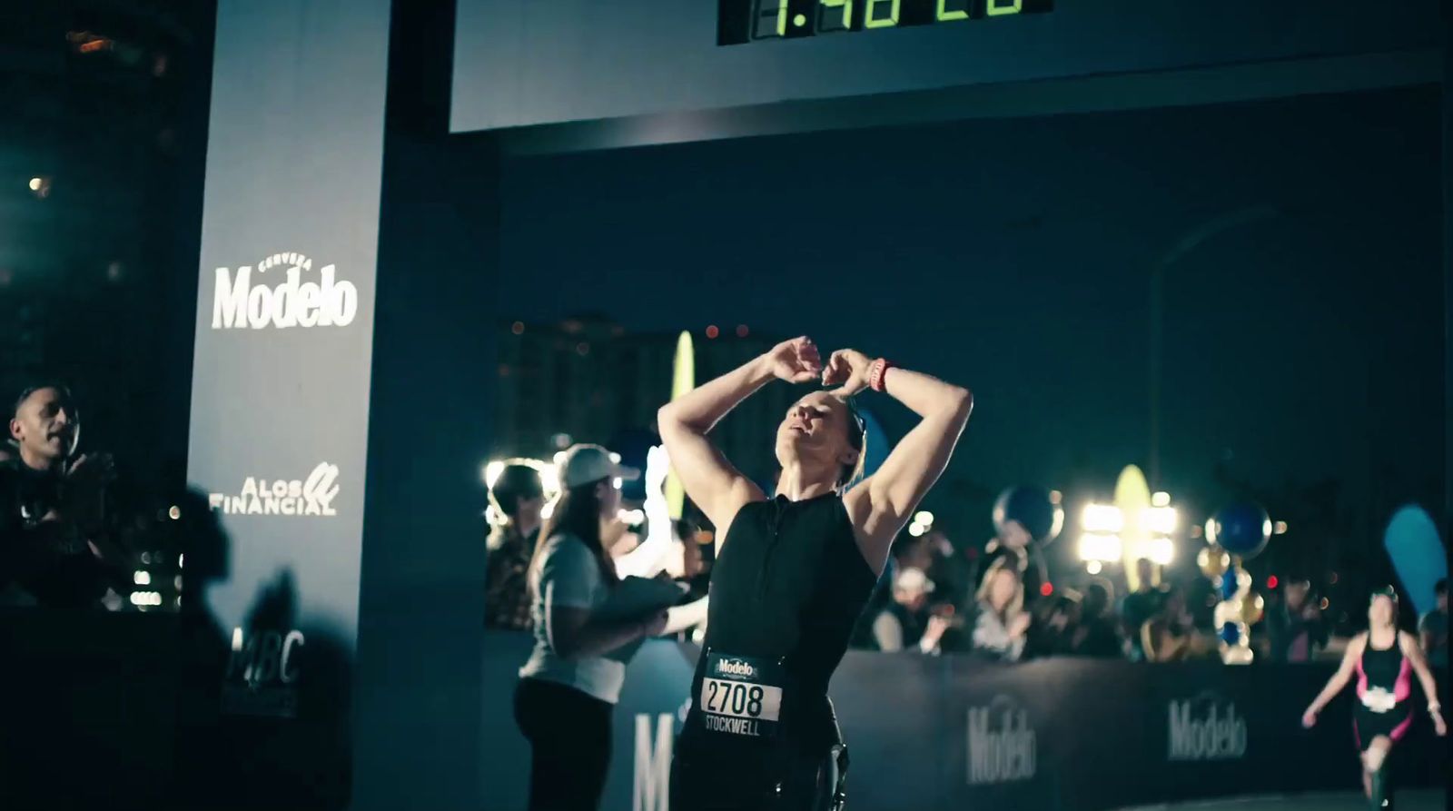 a man standing in front of a crowd of people