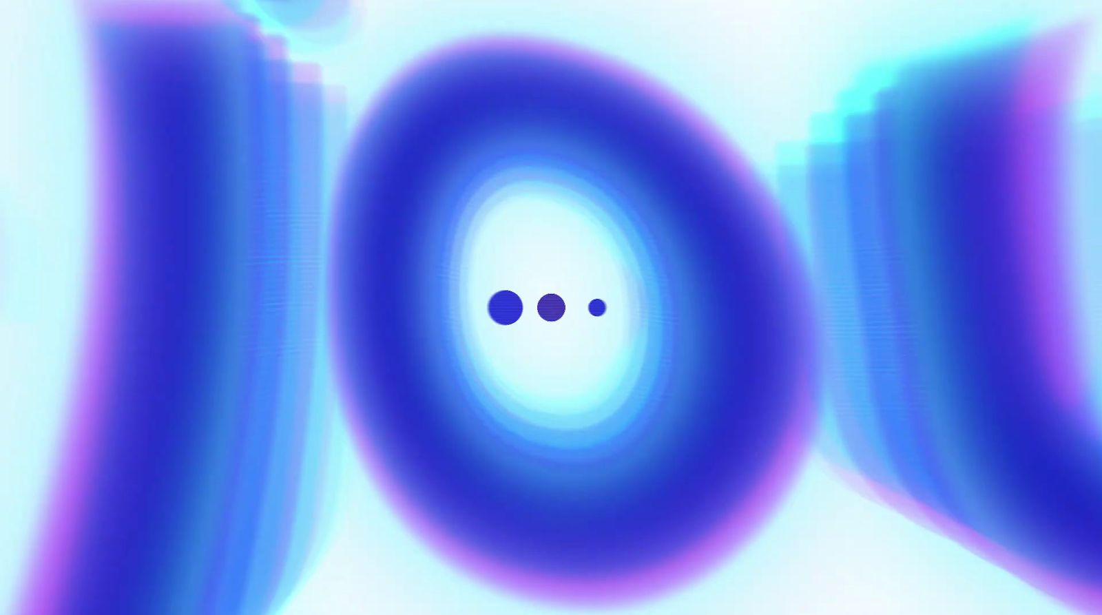 a picture of a blue and purple object