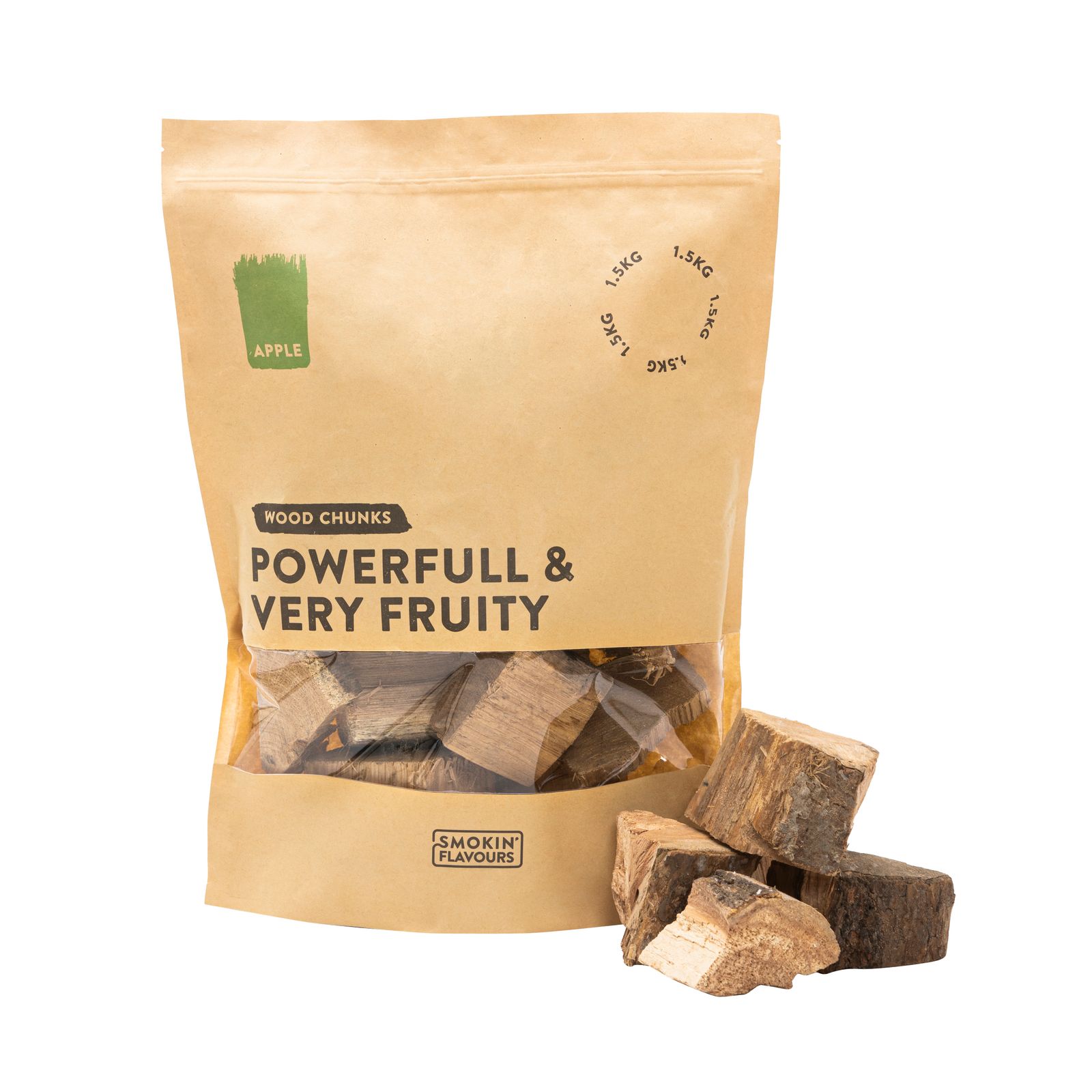 a bag of powerful and very fruity dog treats