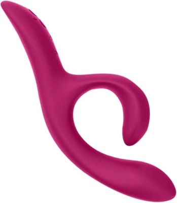 a pink object is shown on a white background