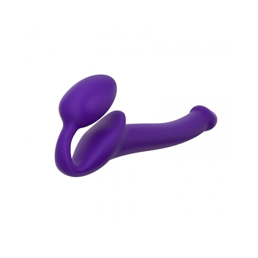 a purple object is shown against a white background