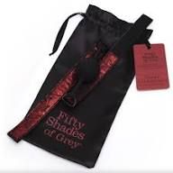 a black bag with a red tag on it