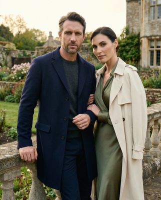 a man and a woman standing next to each other