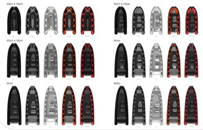 a diagram of different types of boats