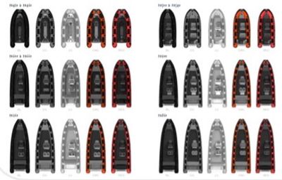 a diagram of different types of boats