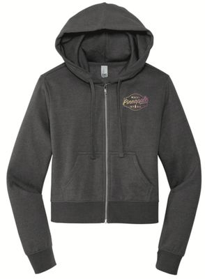 a women's sweatshirt with a hoodie on it