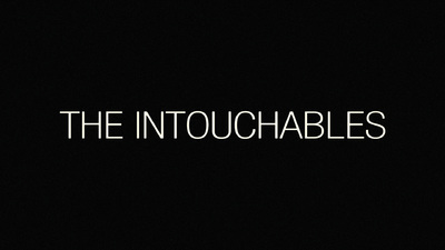 the intouchables logo on a black background