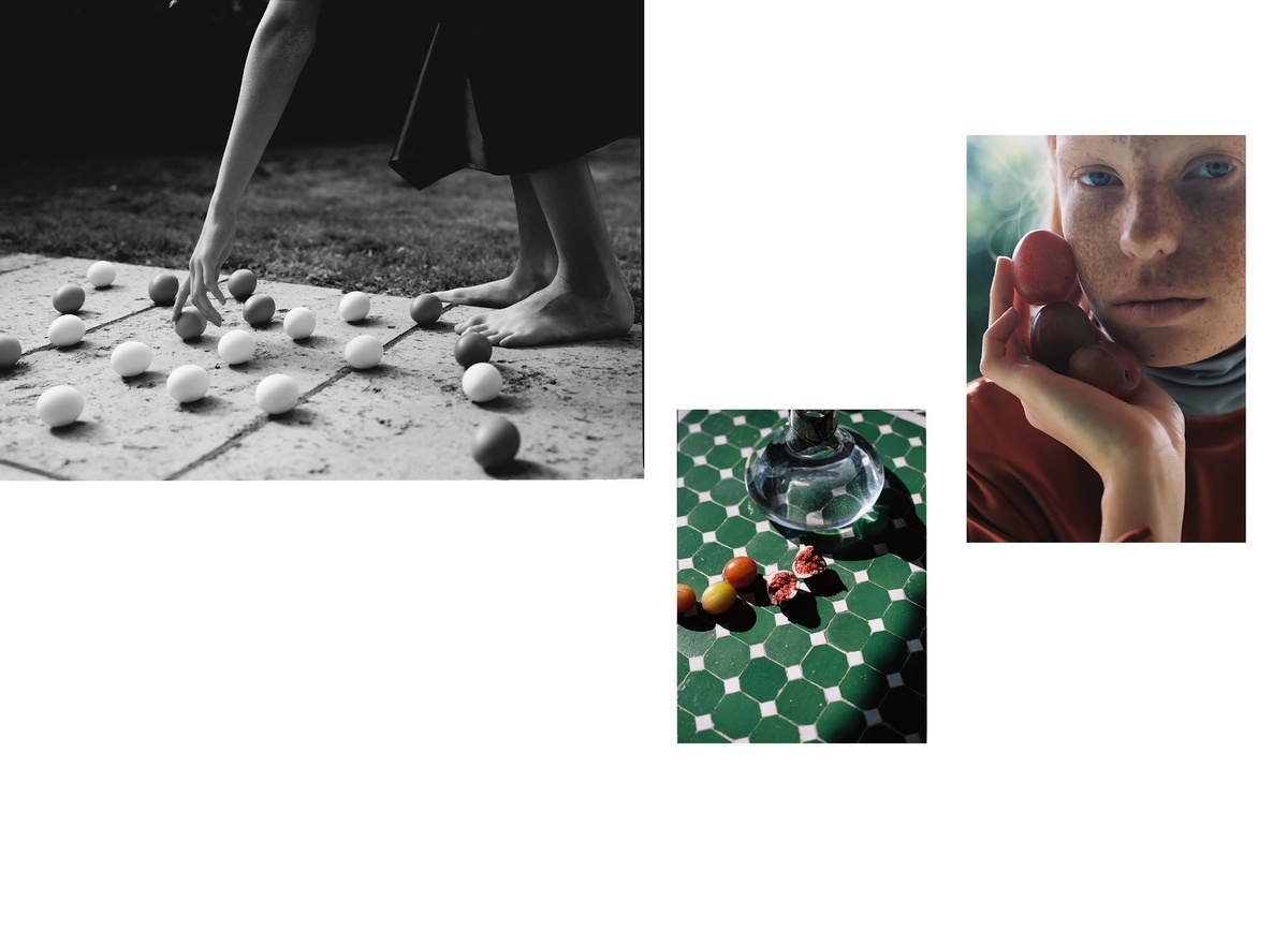 a collage of photos of a woman playing a game of checkers