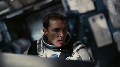 a close up of a person in a space suit