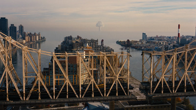 a large bridge over a large body of water