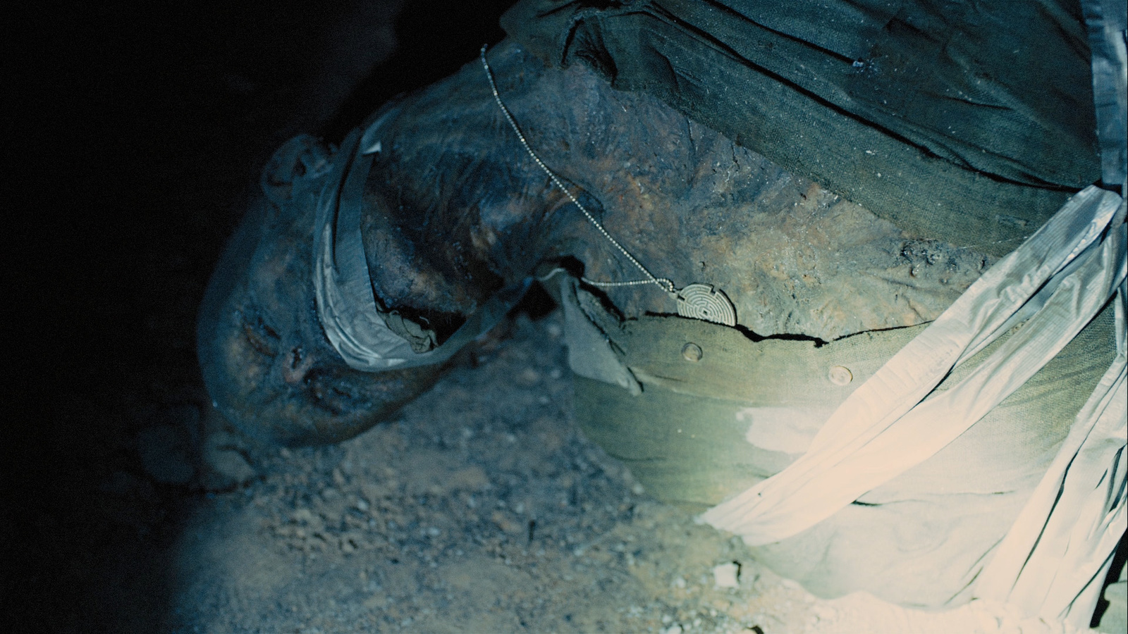 a close up of a bucket with a cloth on it